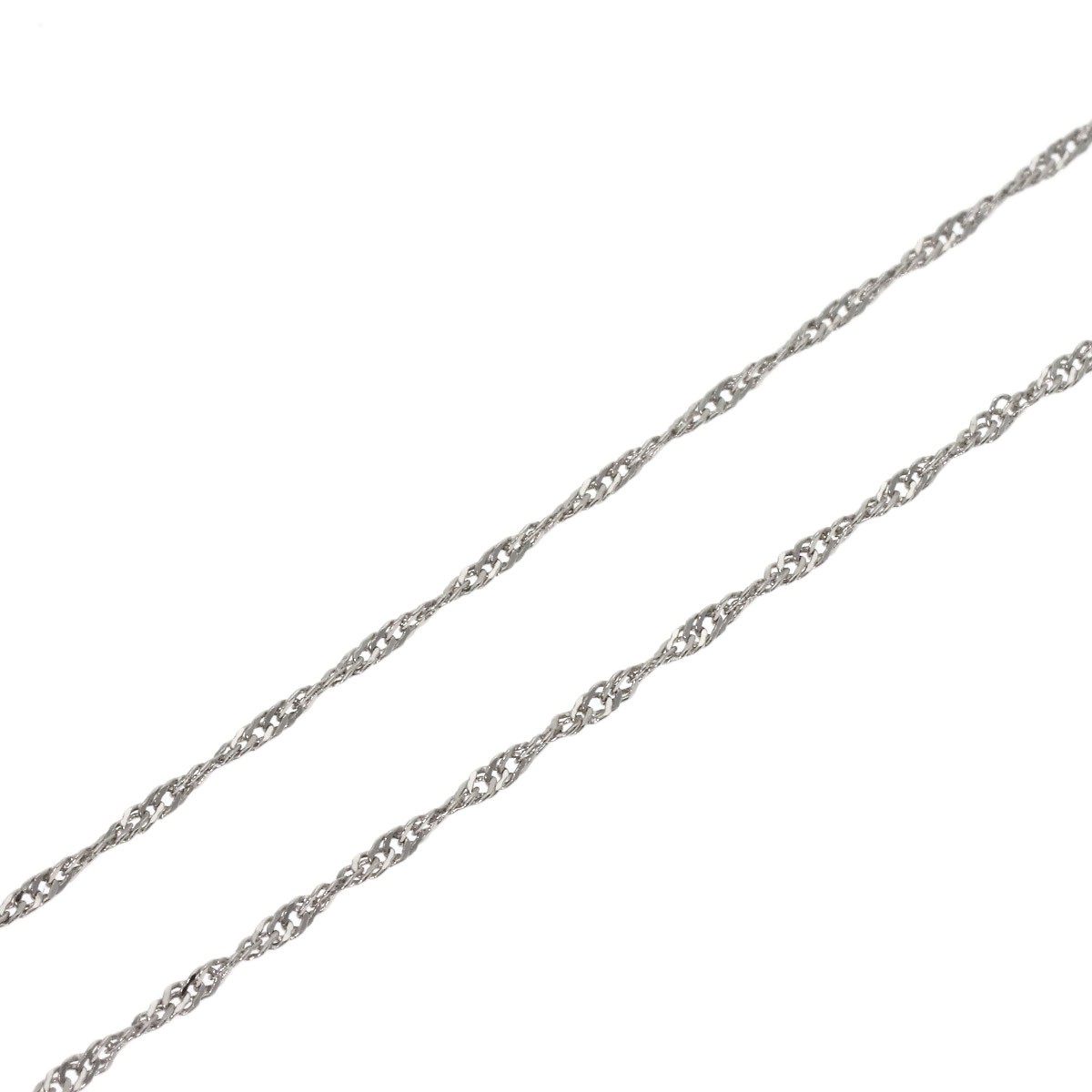 Screw Chain 17.3″ Necklace Platinum PT850 1.8g