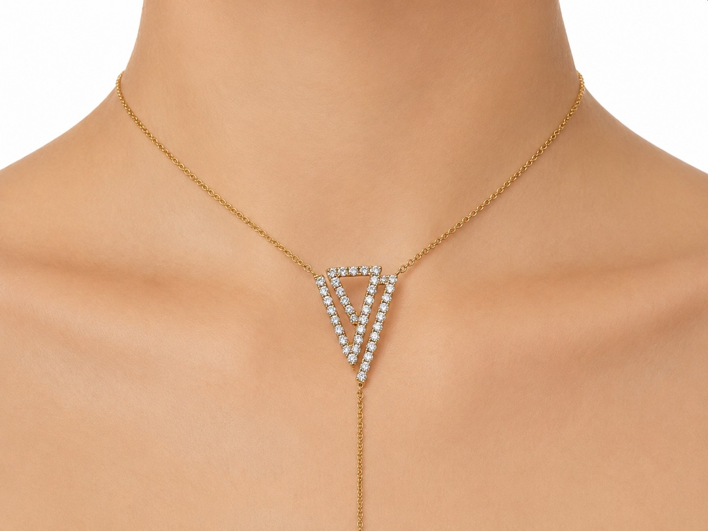 Graziela 14K Yellow Gold 0.50 ct Diamond Necklace NWPackaging & Auth Card $2,200
