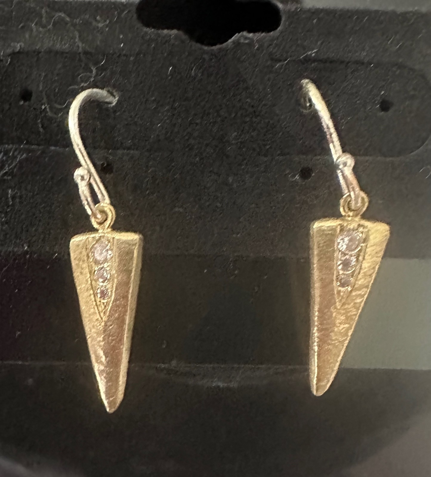 SILPADA Earrings + Pendant Necklace SET Crystal .925 Sterling Silver & GOLD