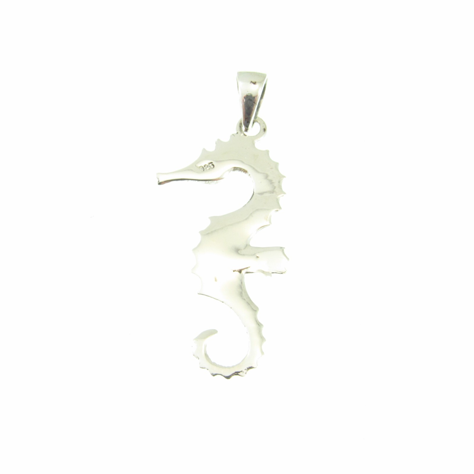 Handcrafted 925 Sterling Silver Marine/Nautical Seahorse Horse Fish Pendant