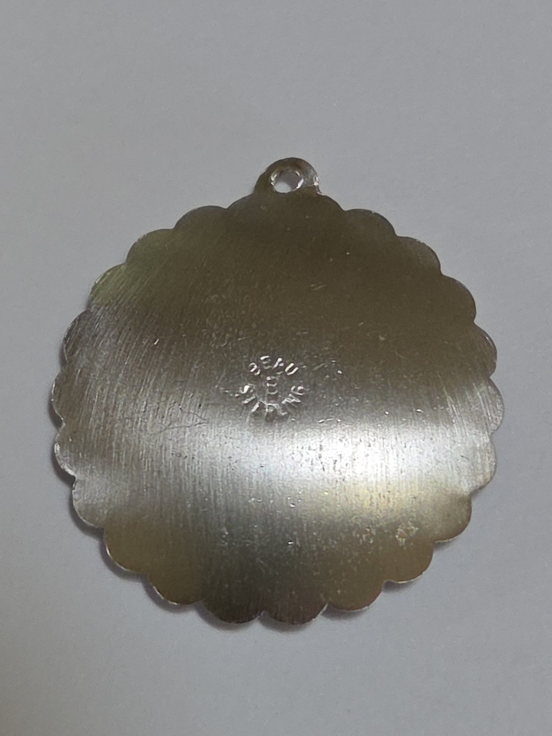 Sterling Silver ~ Happy Anniversary Charm ~ BEAU Pendant QUALITY ~ 3D ~ VINTAGE