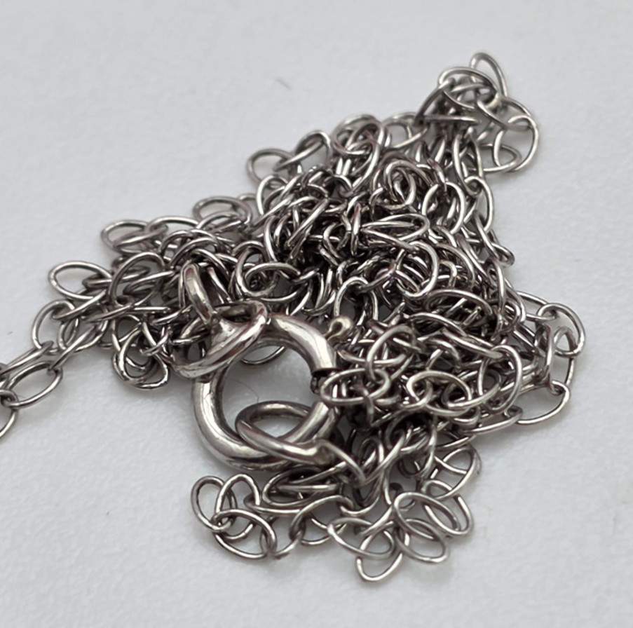 Sterling Silver Spike Pendant Necklace 925 Minimalist Dagger Tusk Fang 18 Inch
