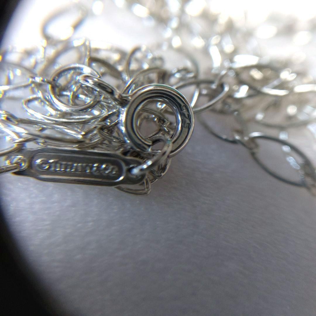 Tiffany & Co. Oval Link Necklace Silver 925 Women Excellent 76cm
