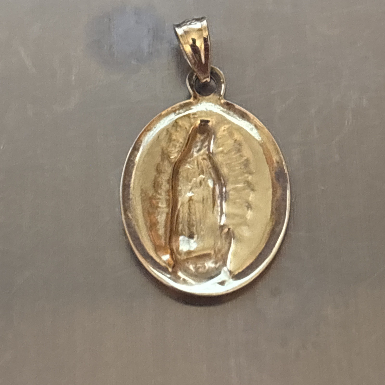 JewelAmerica Inc. 14k Yellow Gold Our Lady of Guadalupe Pendant