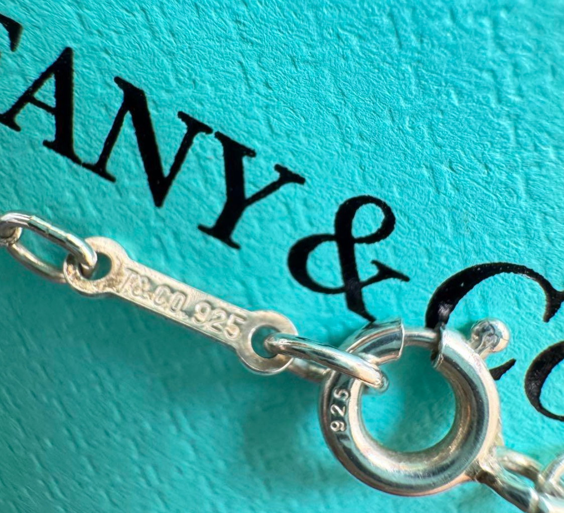 Tiffany & Co. Elsa Peretti Cross Small Necklace Pendant Silver [Very good]