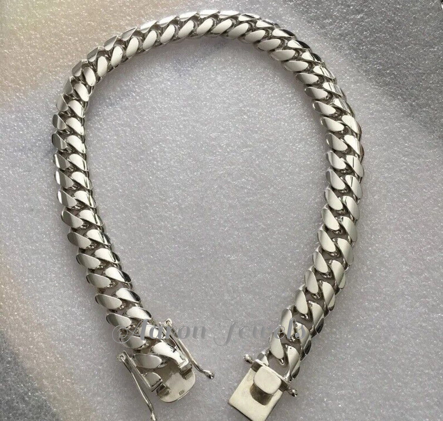 Men’s Miami PLAIN Cuban 20mm x 26″ LINK Chain 925 Sterling Silver ITALIAN LOCK