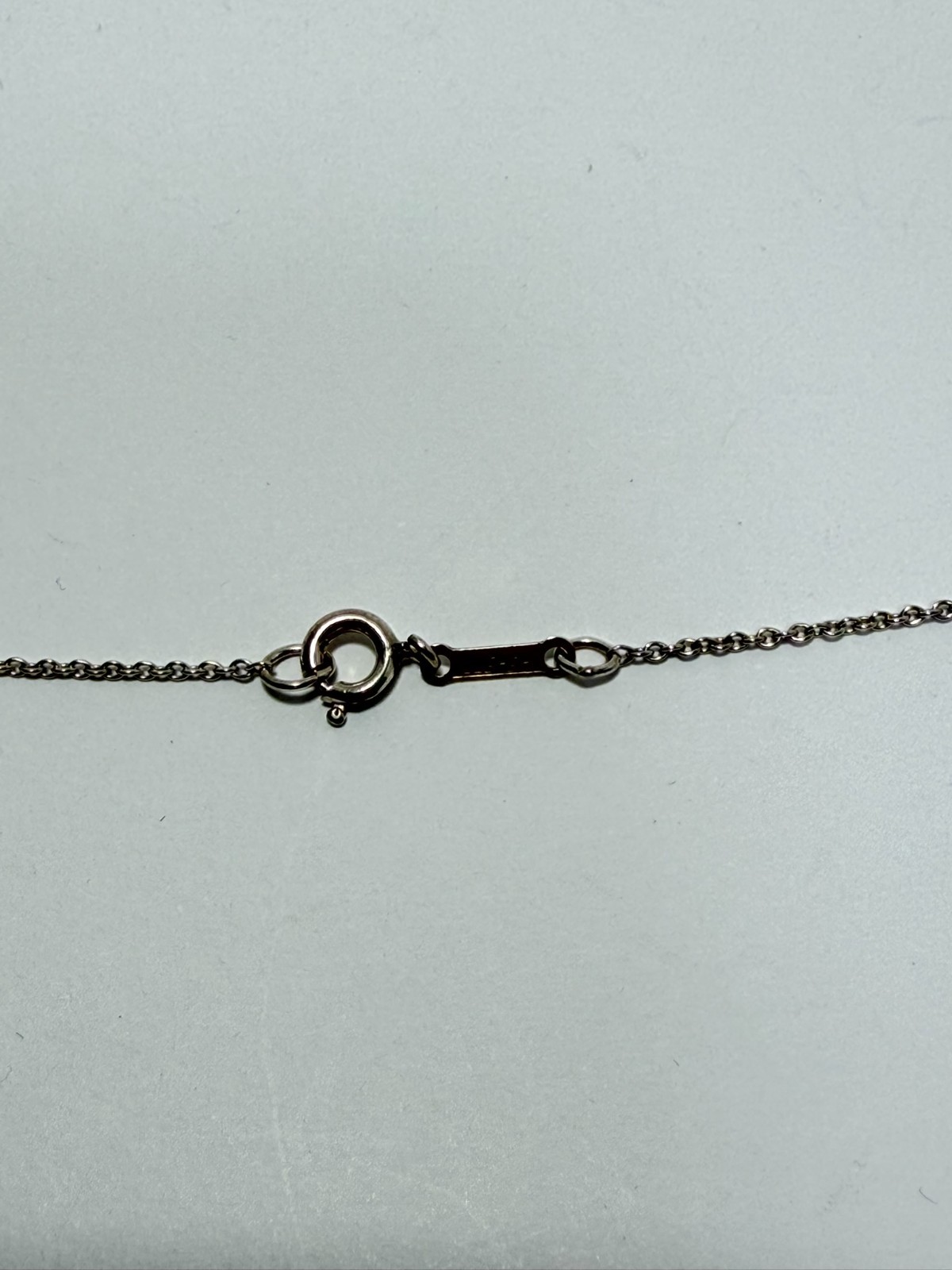 Tiffany & Co. Cross Small Pendant Necklace Peretti Silver925 excellent F/S