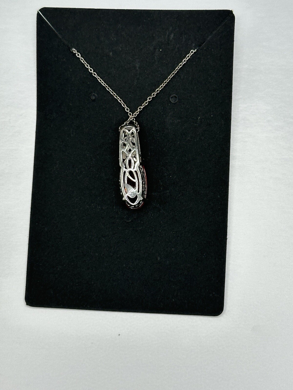 Padparadscha Quartz Pendant Necklace