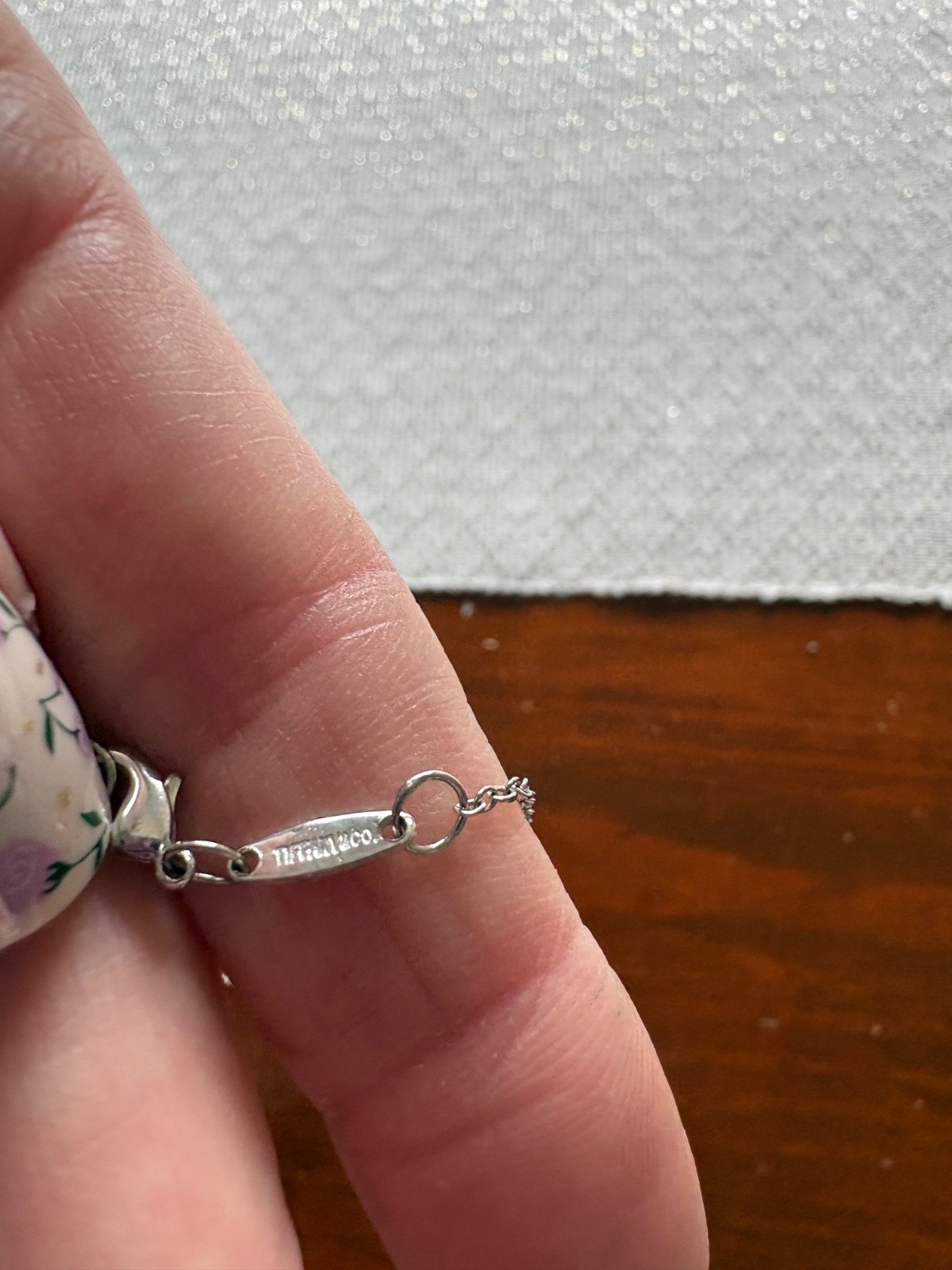 Authentic Tiffany & Co Sterling Silver Necklace Chain