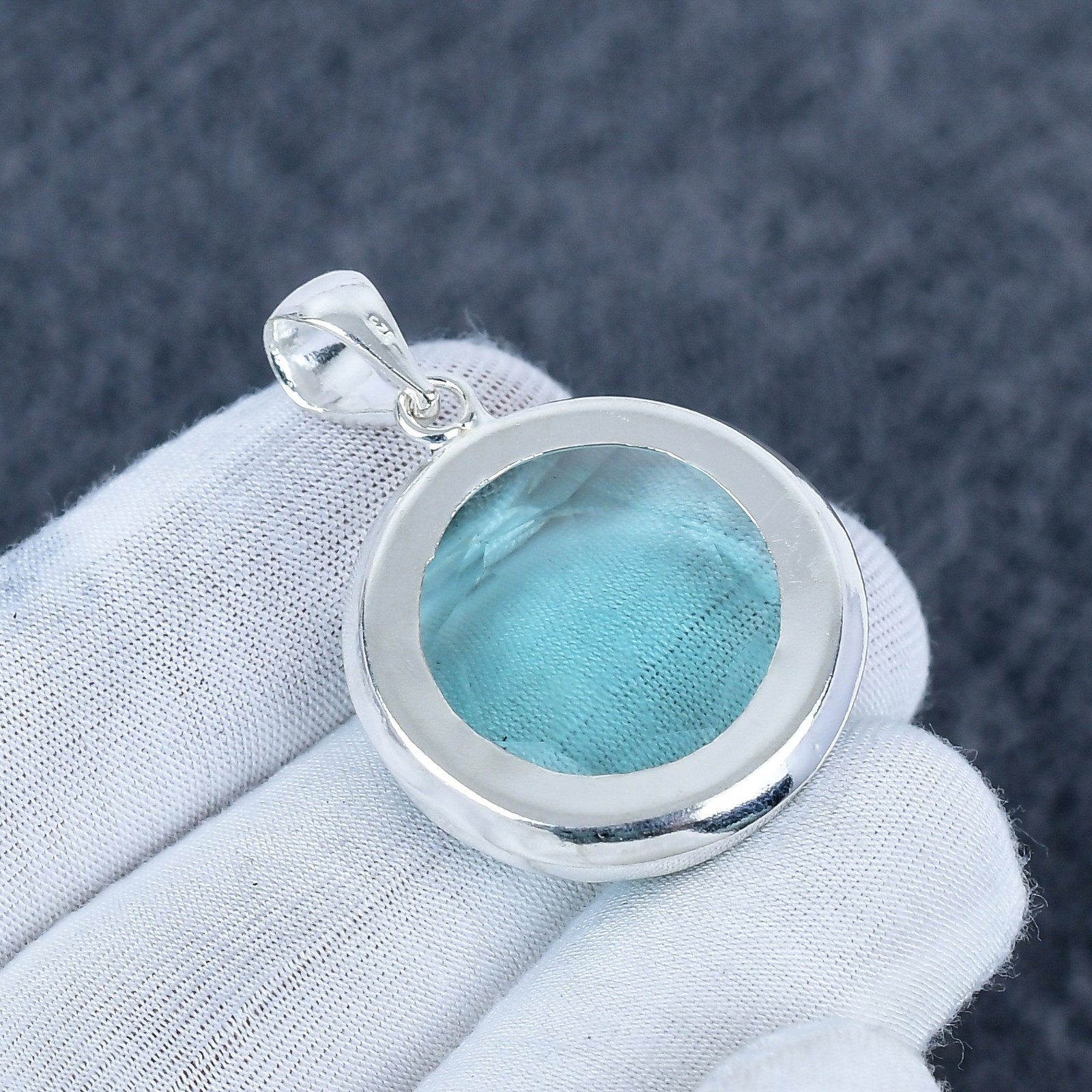 Aquamarine Pendant, 925 Sterling Silver Jewelry, Gemstone Jewelry, Handmade Gift