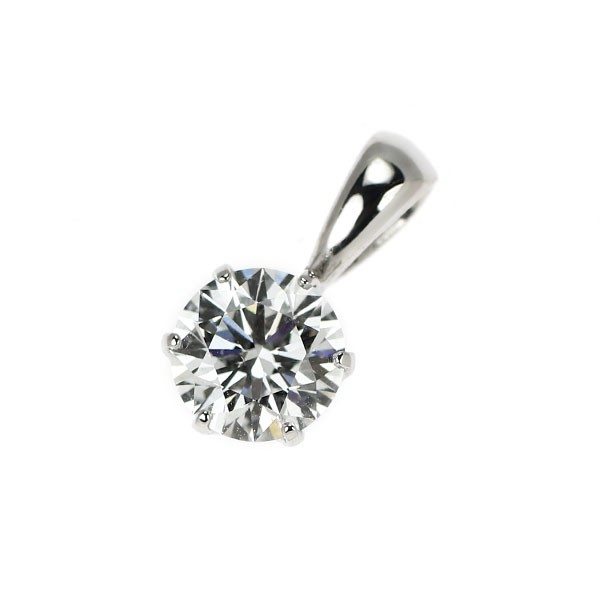 Brand New Pt900 Diamond Pendant Top 0.408ct D SI1 3EX [ESCORE] free shipping fro