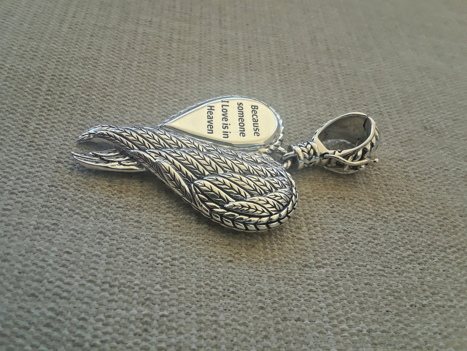 Jai John Hardy 925 Sterling Silver There’s A Bit Of Heaven In My Heart, Pendant