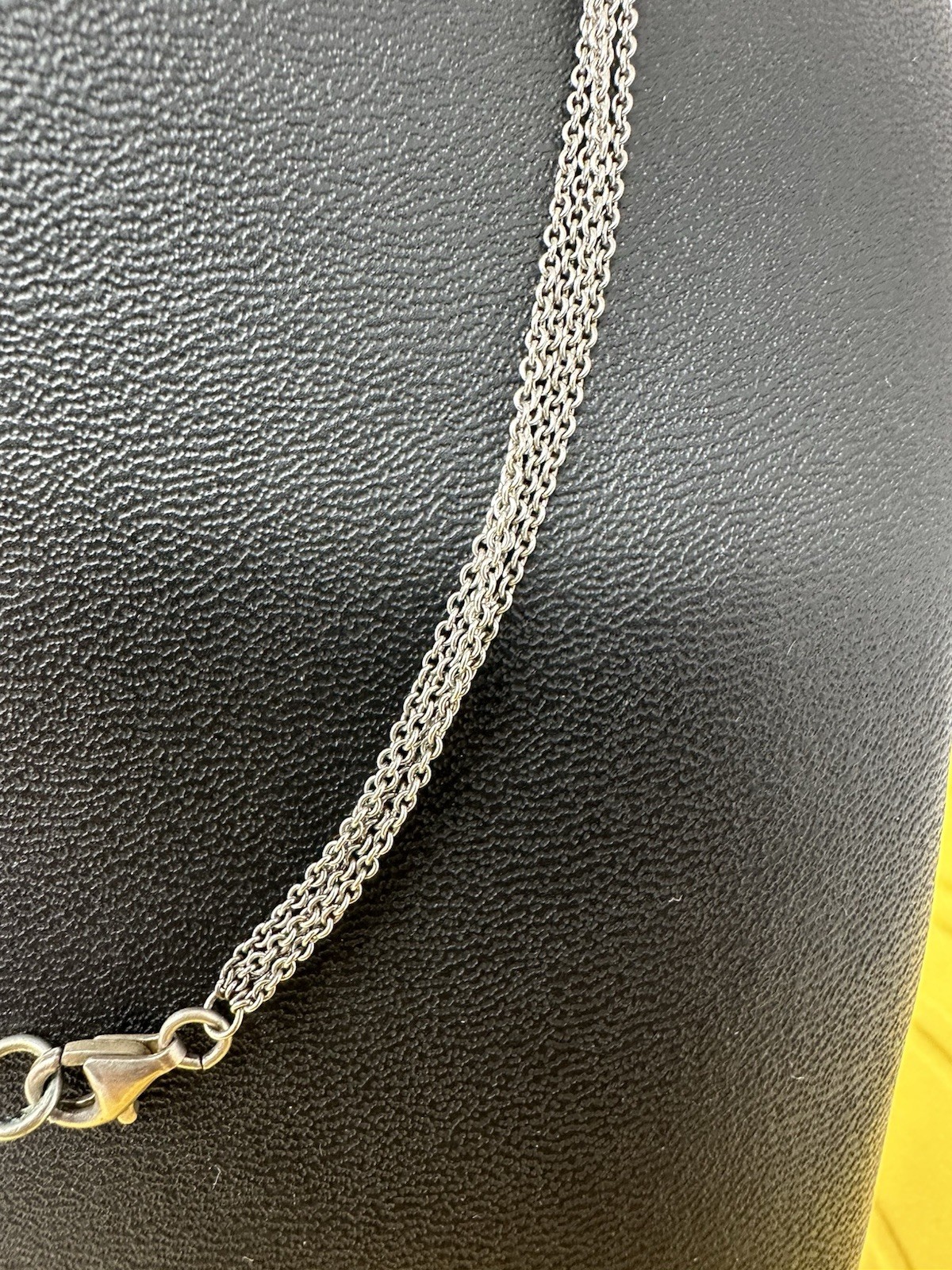 Sterling Silver Ross Simons 5 Heart Pendant Marcasite CZ Choker Necklace 18g 15”