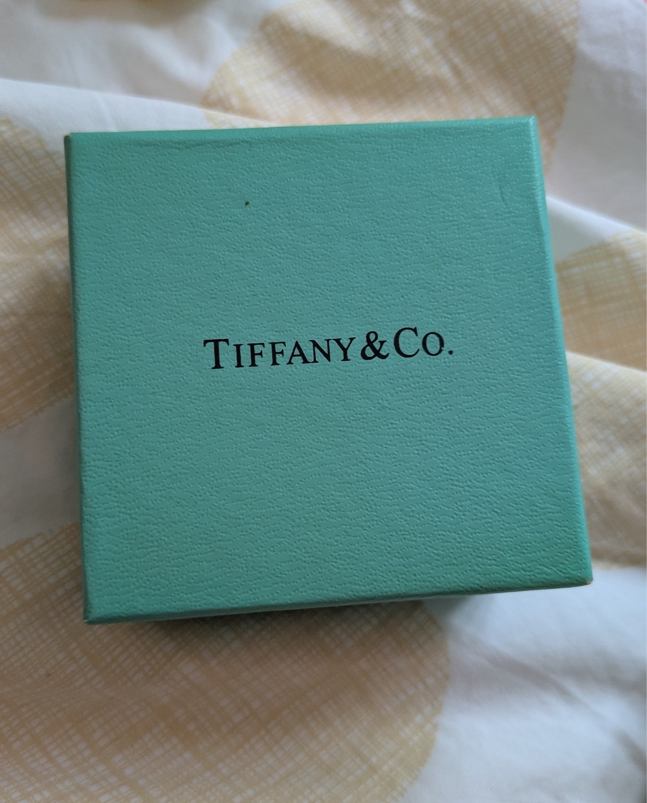 Authentic Vintage Tiffany & Co Elsa Peretti Silver Infinity Cross Necklace Box