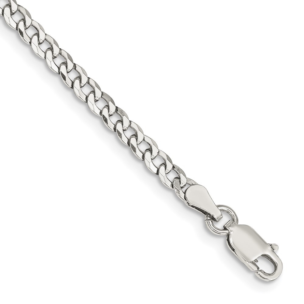 925 Sterling Silver 2.3-14mm Curb Chain Necklace 7-30 Inch Mens Womens