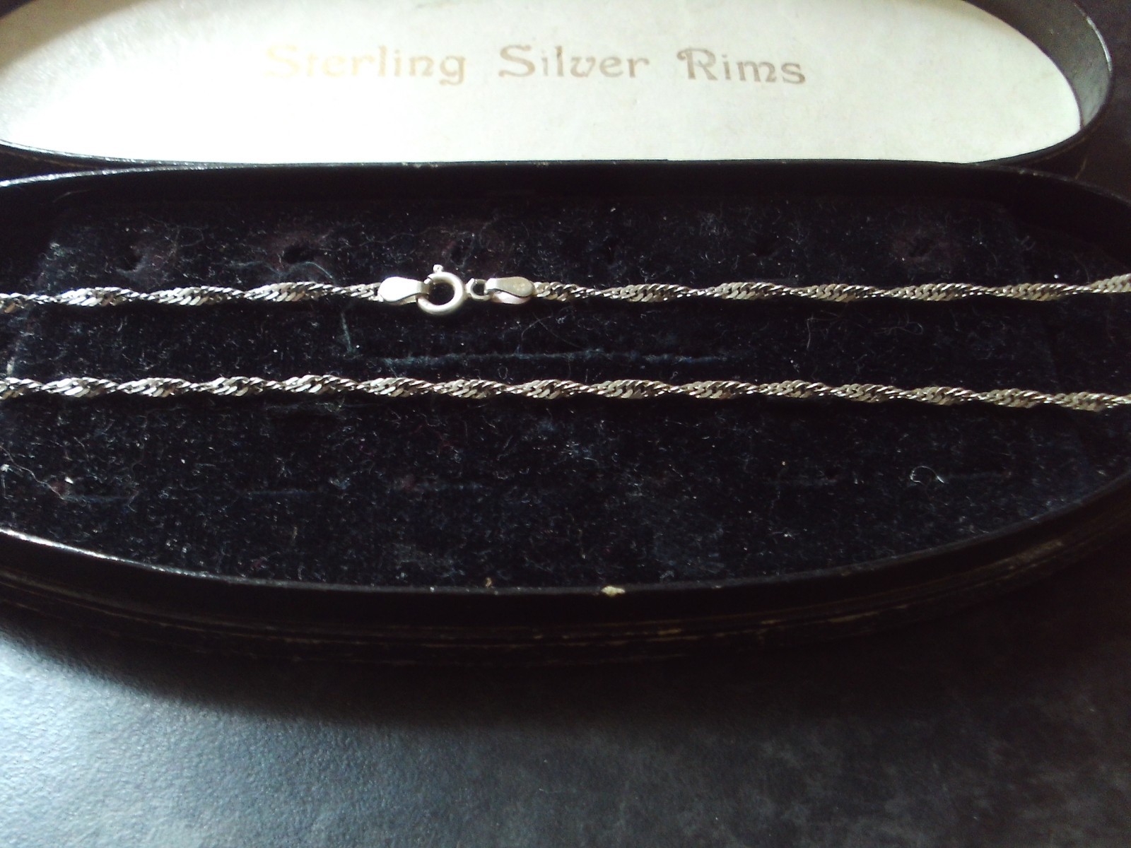 SILVER 925 CHAIN 17.5″ LENGTH 2 mm WIDTH 3.51 GRAMS