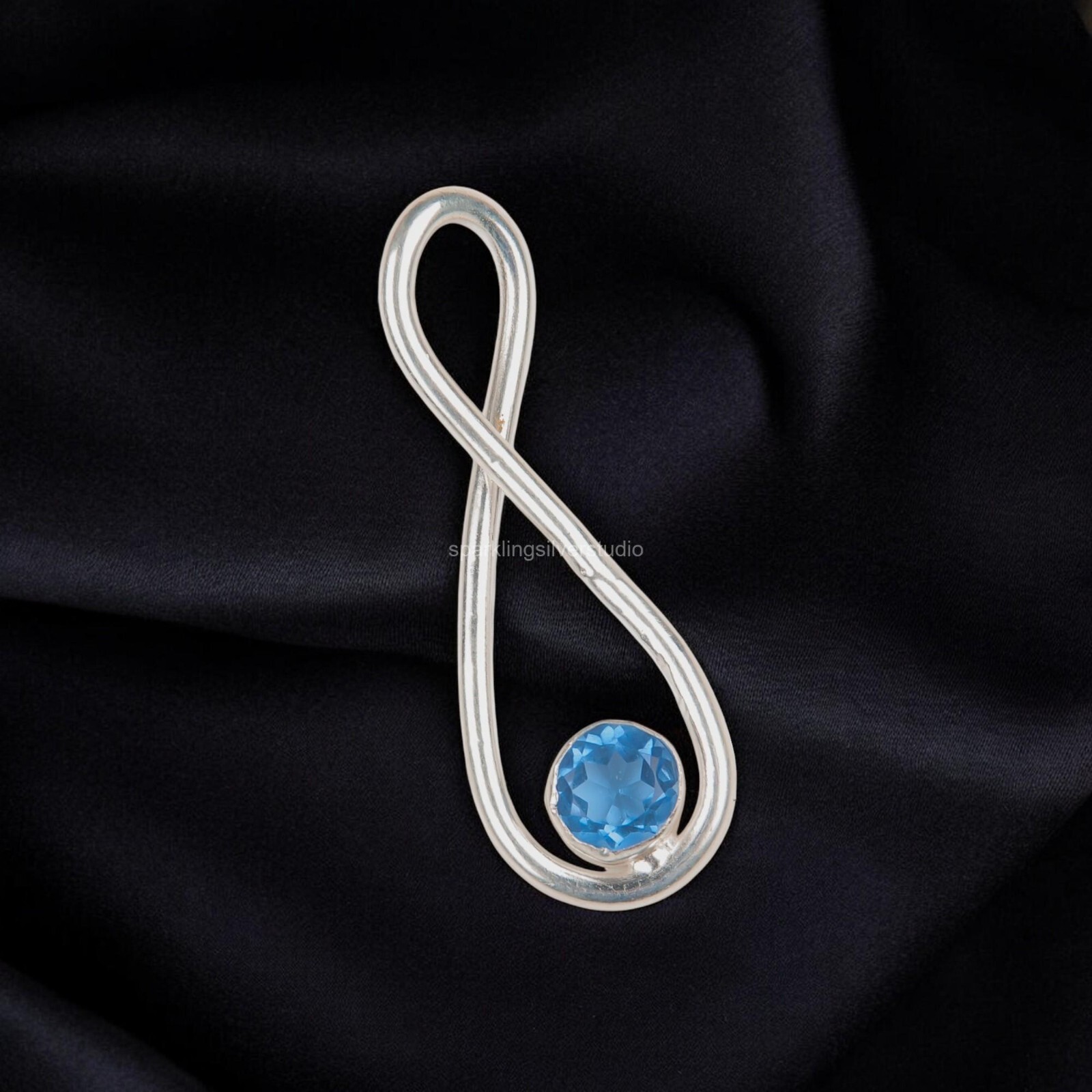 Tanzanite Gemstone Jewelry 925 Silver Handmade Boho Pendant 1.66″ Birthday Gifts