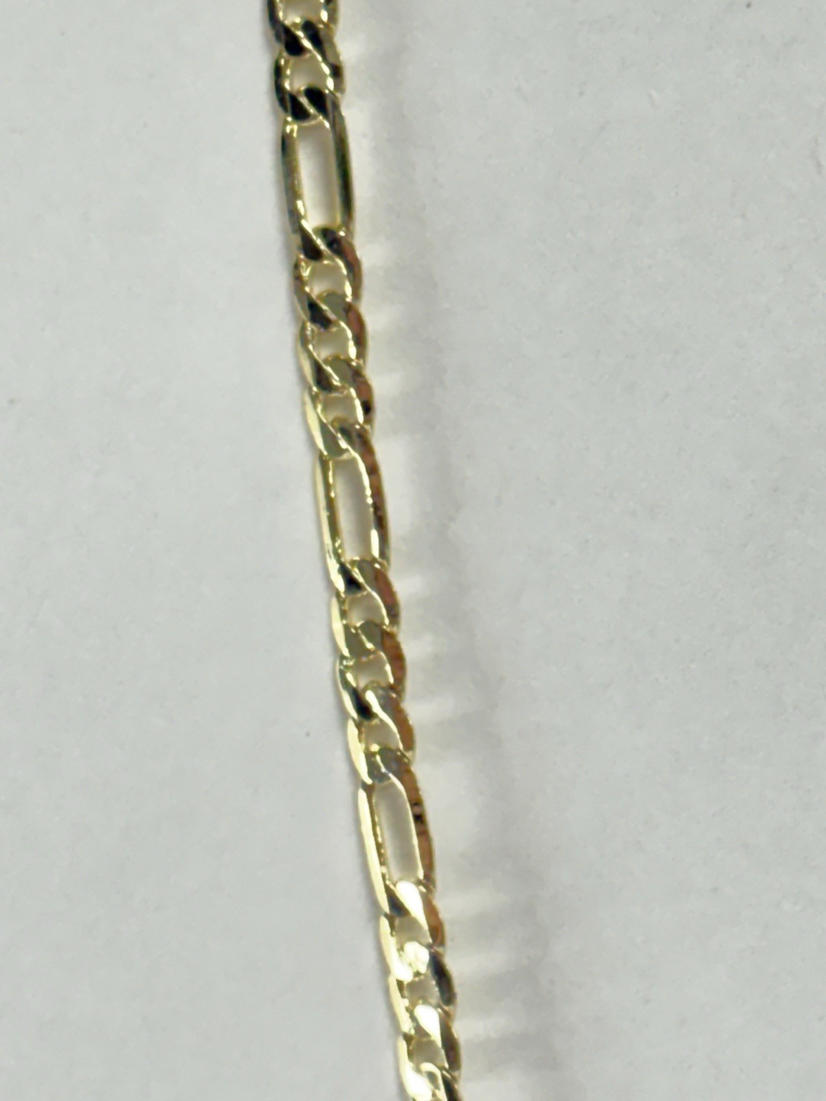 18k 750 Italy STAMPED Gold Filled/Plated Figaro Chain ~ 22” ~ 3mm ~ 11 grams