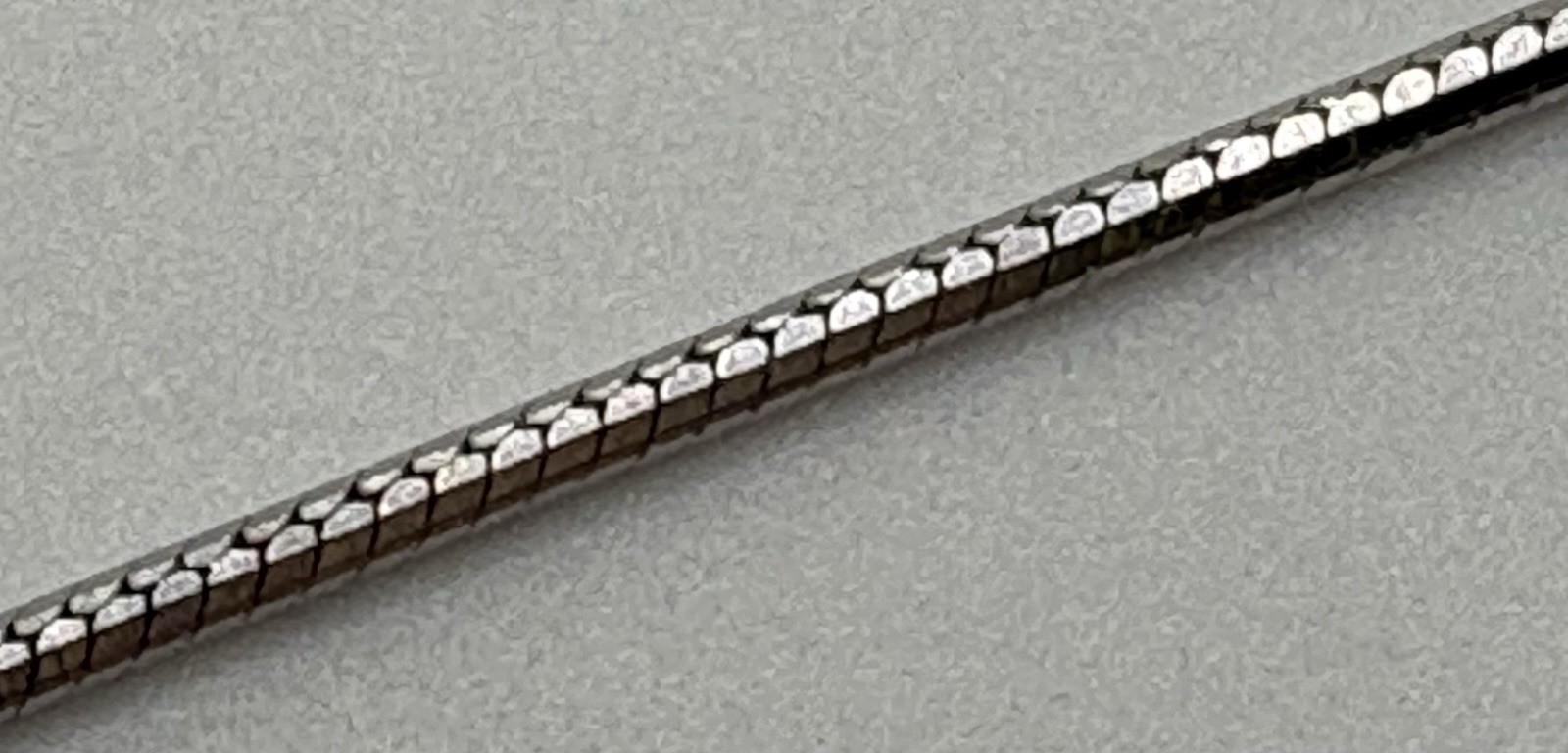 Anklet Sterling Silver Snake Chain 10” Diamond Cut 925 Italy 2.25g Bracelet