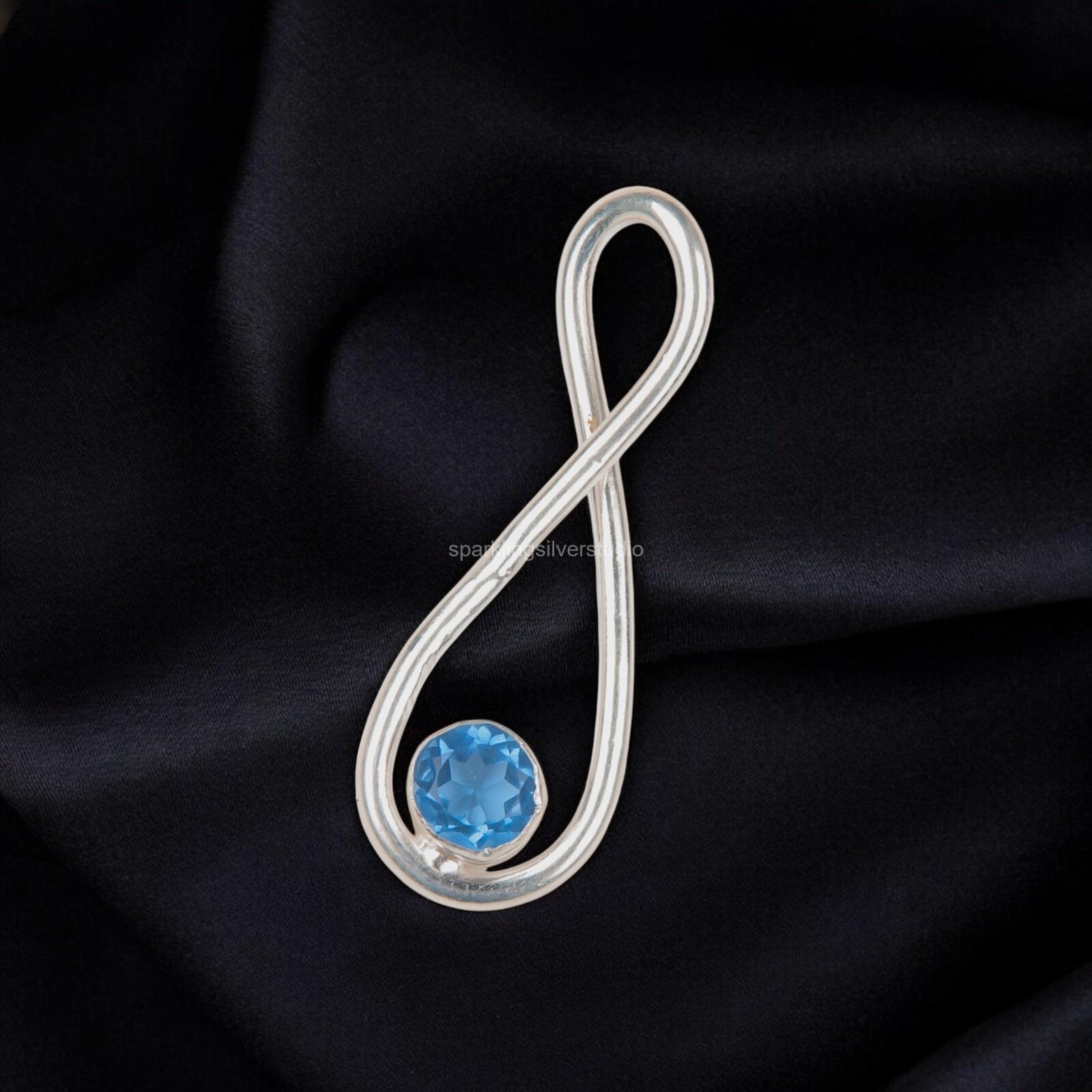 Tanzanite Gemstone Jewelry 925 Silver Handmade Boho Pendant 1.66″ Birthday Gifts