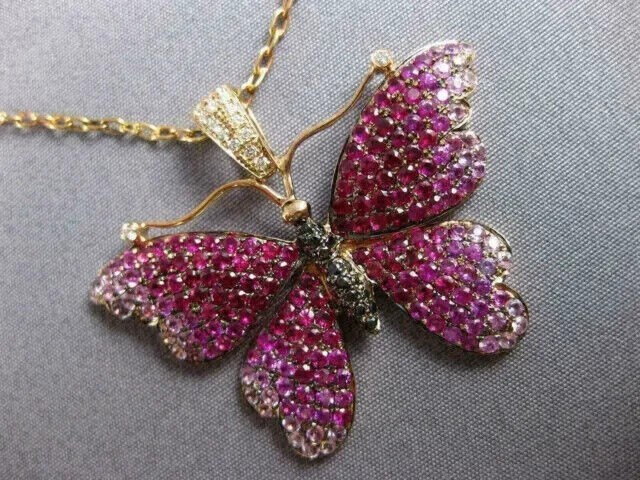 3Ct Round Cut Lab Created Pink Ruby Womens Pendant 14k Yellow Gold Plated Silver