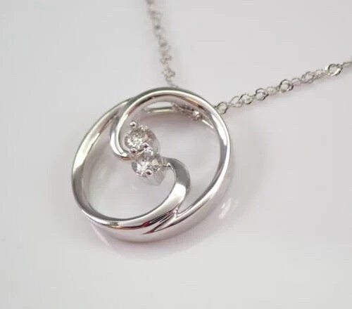 1Ct Round Cut Women Fancy Charm Pendant Lab Grown Diamond 14K White Gold Plated