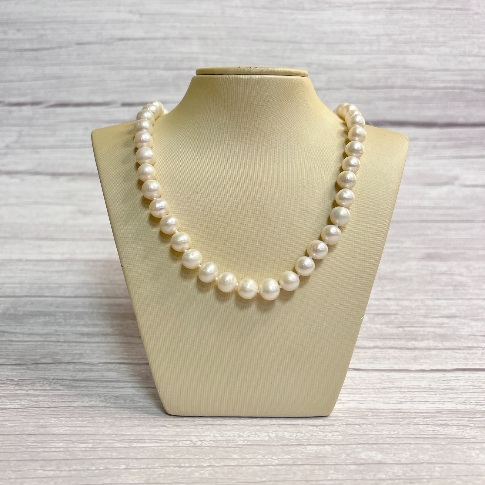 NWT EFFY 18″ 7.5-8.5mm Cultured Pearl Strand Necklace 925 Retail $200