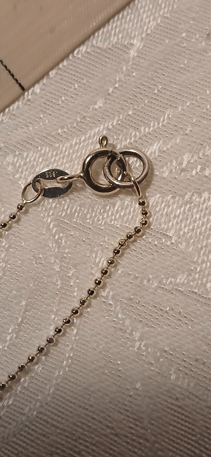 925 Silver Chain, 9.5″, 925 Gold filled Leaf, Charm, Chain, Tiny Dreidel Charm