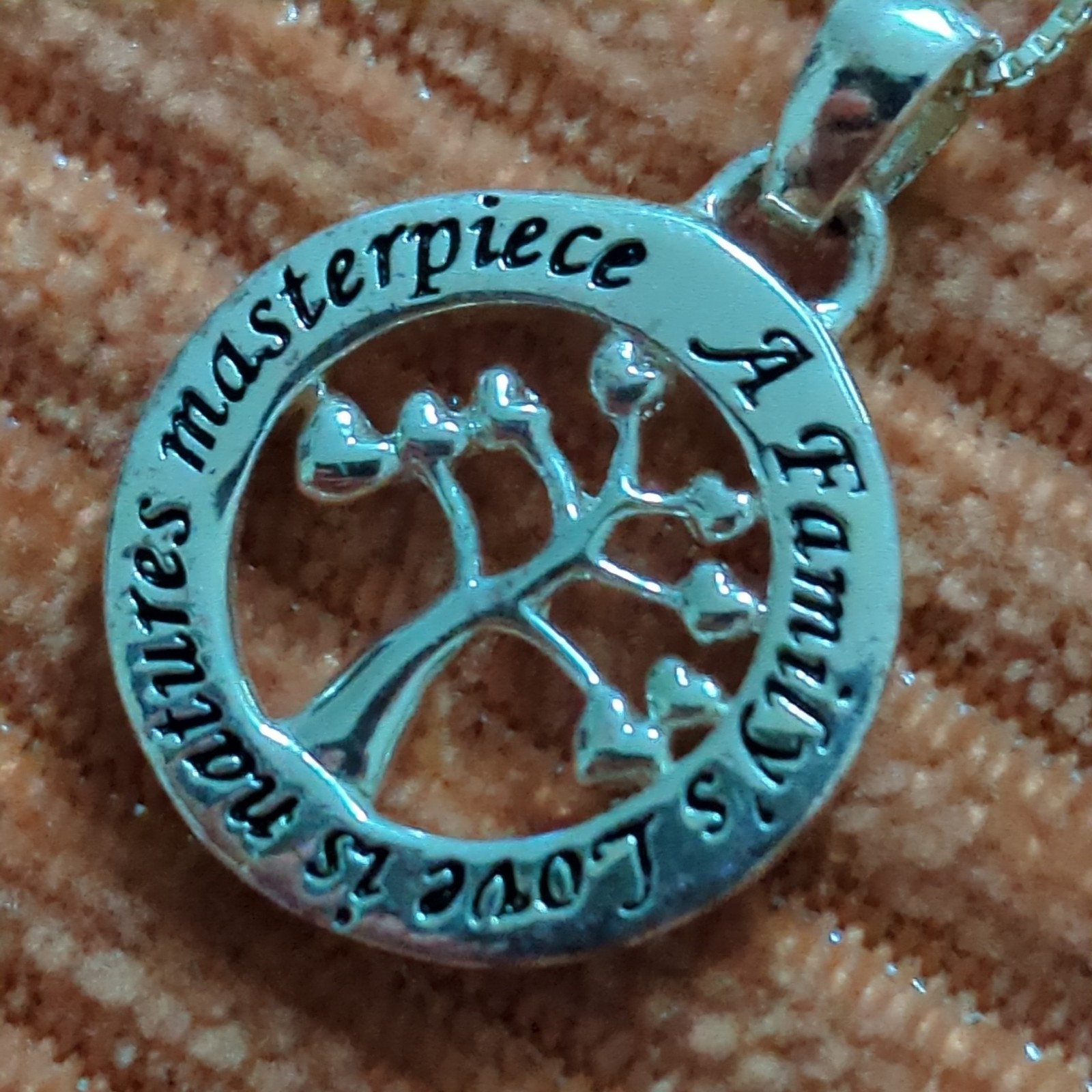 Silver 925 Tree Of Life Pendant & Chain A Family’s Love is Natures Masterpiece