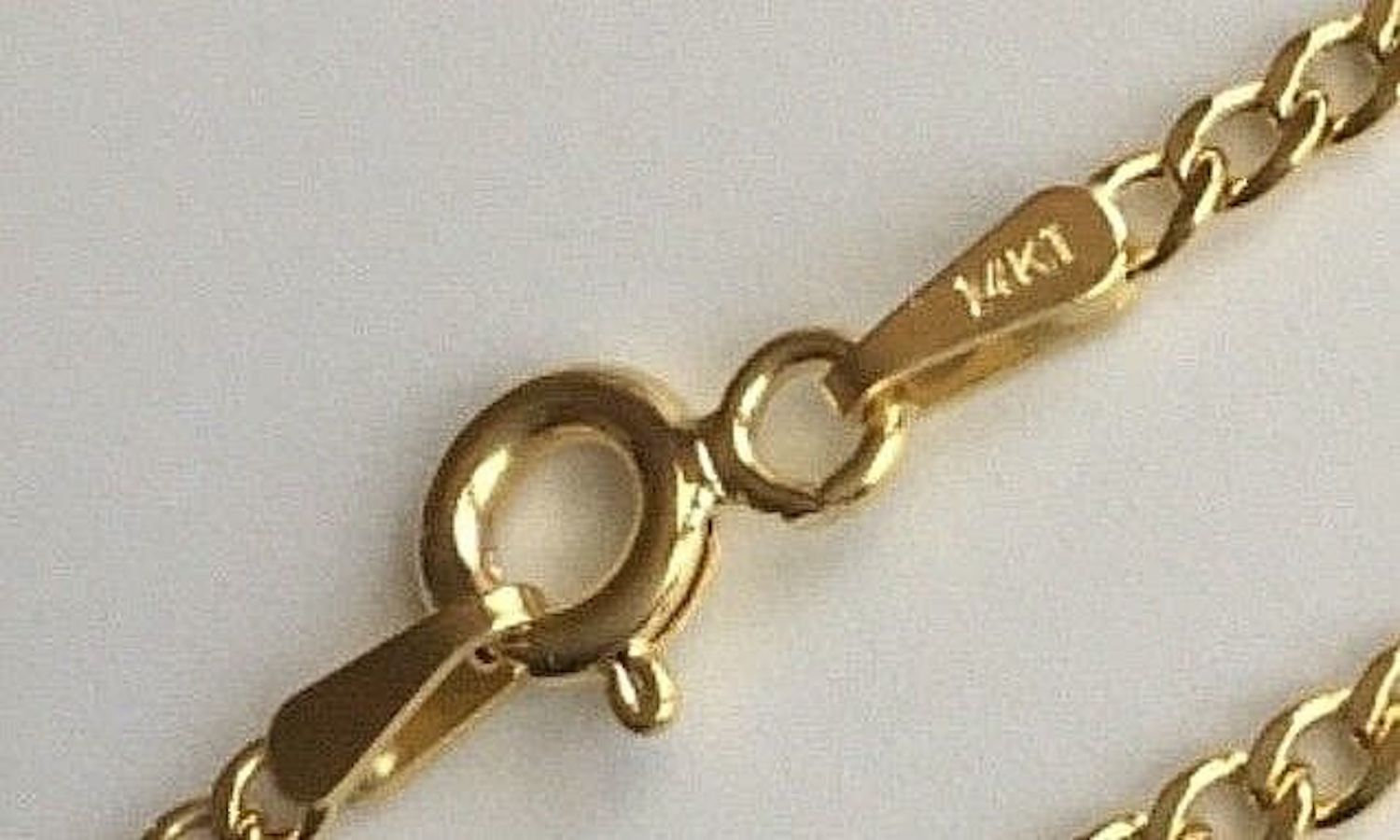 14K REAL GOLD JESUS 18″ NECKLACE-14K GOLD JESUS CHRIST NECKLACE – PT338