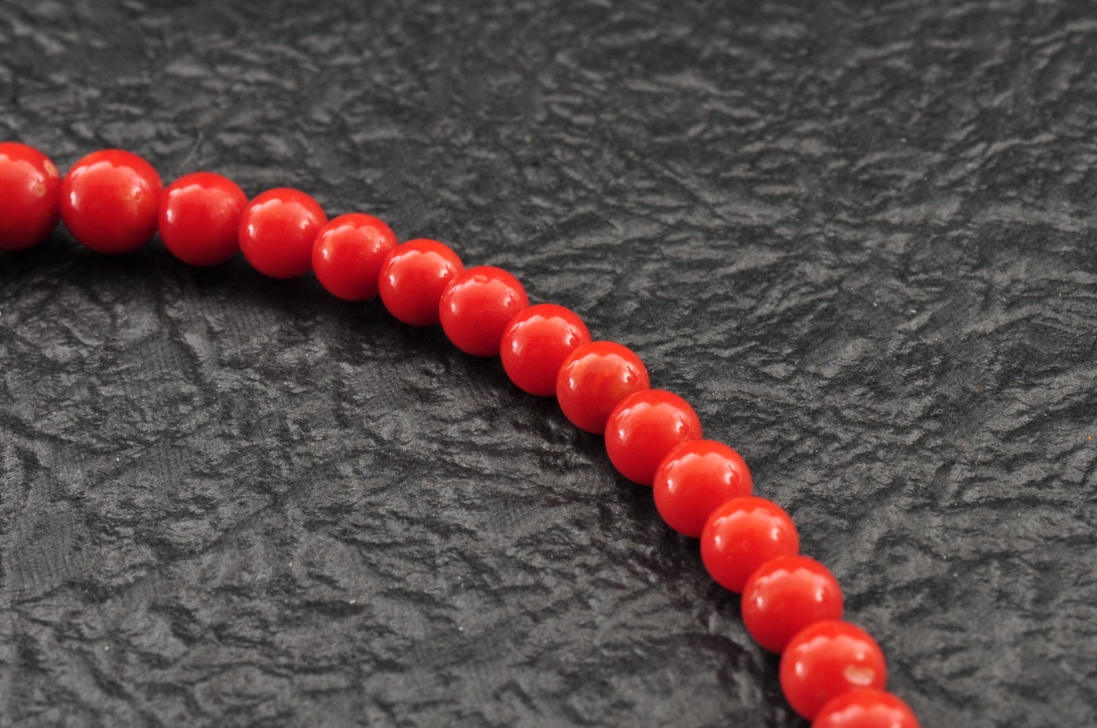 925 silver clasp red coral necklace with Certification (440mm (17.3in) 88.5ct).