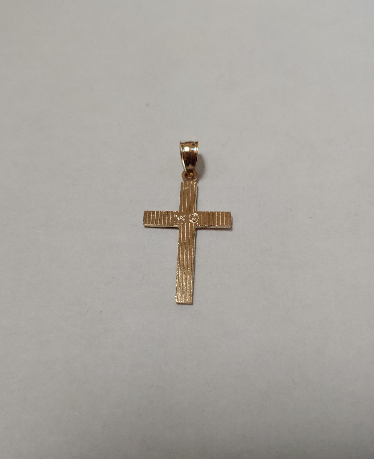 New 14k Yellow Gold Holy Cross Religious Charm Pendant