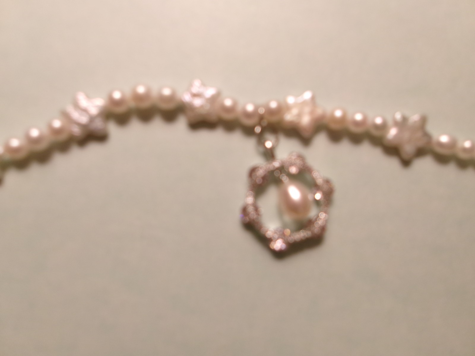 PEARL BRACELET WITH REAL PEARLS I MADE THIS ONE PINK TAMBOURINE